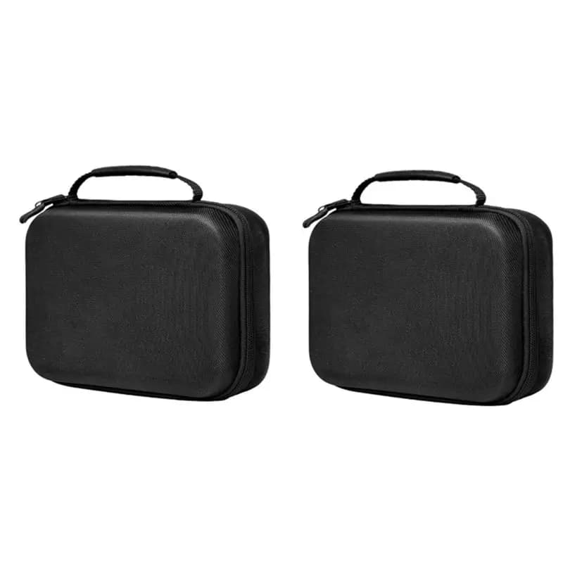A13E-EVA Material 2PCS Dual Controller Storage Bag For PS5 For PS4 Compatible Game Controllers Handles Accessories Black