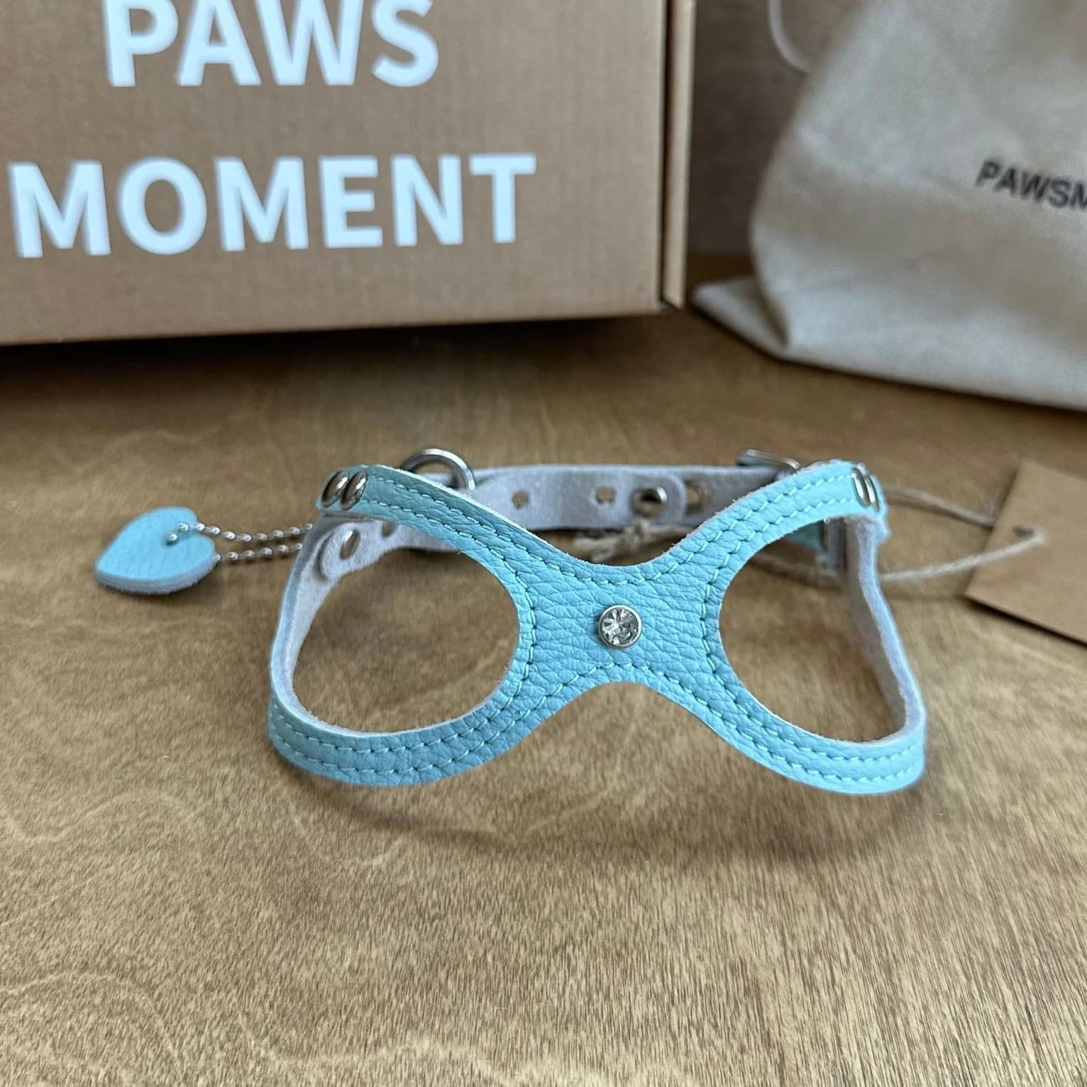 Imbracatura per cani in vera pelle morbida con strass scintillanti, guinzaglio resistente ed elegante per passeggiate, imbracatura leggera per cani