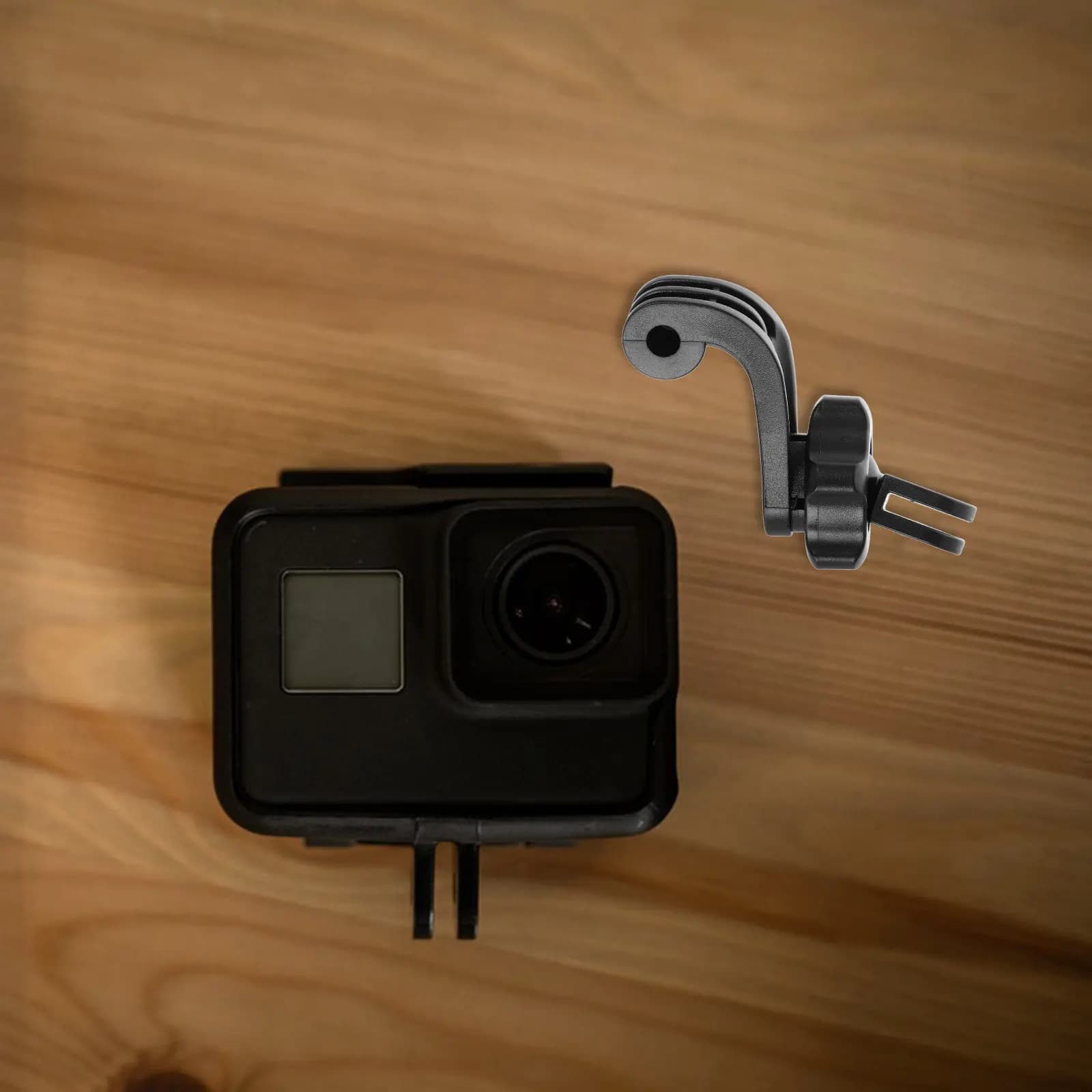 2Pcs Vertical Screw Adapter Camera Mount 360 Degree Rotating Head Adjustable Chest Strap for Action Camera Core Photography
