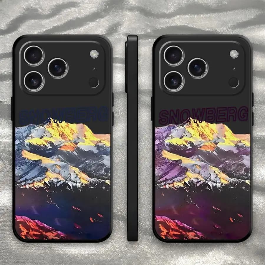 Cover per iPhone con design Montagna per Apple iPhone 17 Pro Max 16 12 Plus 7 8 11 XS XR 15 13 Mini Air