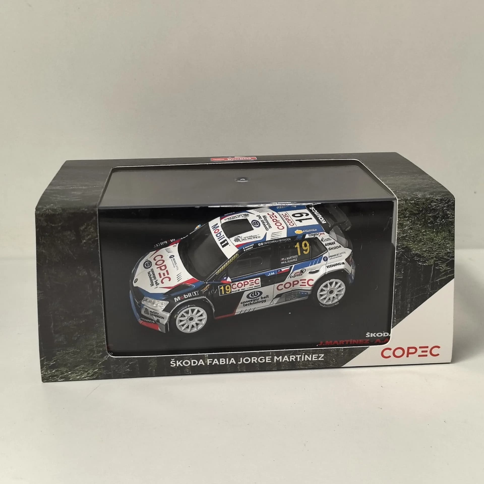 Diecast IXO 1/43 Scale SKODA FABIA # 19 Racing 4E Alloy Car Model
