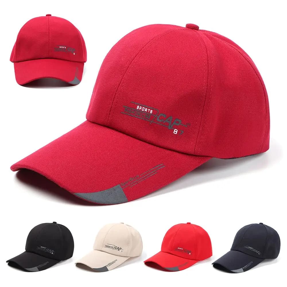Cappellini da Baseball Casual Sportivi Regolabili con Visiera a Becco d'Anatra, Cappelli Estivi, Cappello da Sole