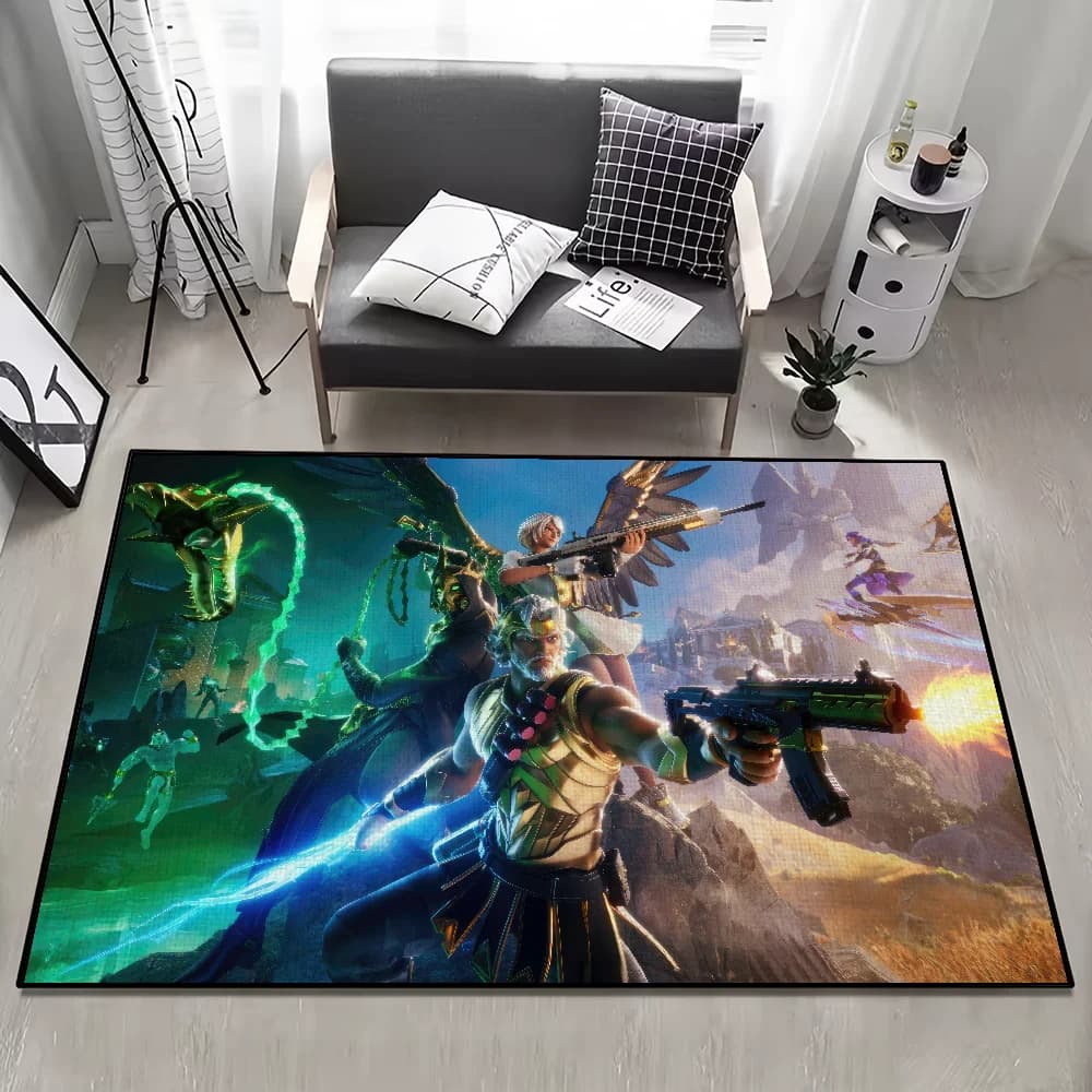 Gioco F-Fortnite Cool D Zerbino Benvenuto Pavimento antiscivolo Camera da letto Cucina Bagno Balcone Corridoio Tappeto Decorazione della casa Tappeto