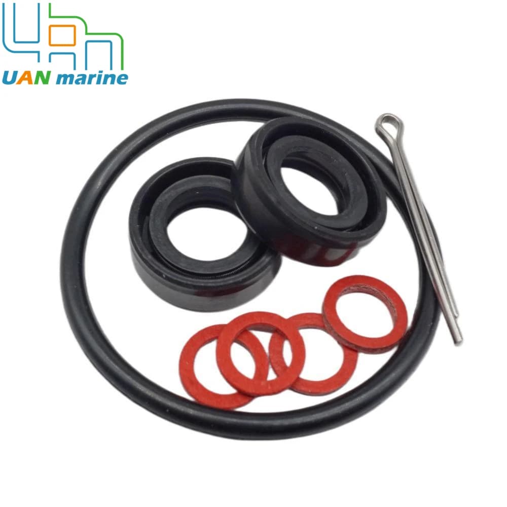 93101-13M12-00 Kit paraolio scatola di trasmissione albero elica unità inferiore fuoribordo per Yamaha 2 4str 2.5 45 6 HP con O-ring 93210-48214 con perno