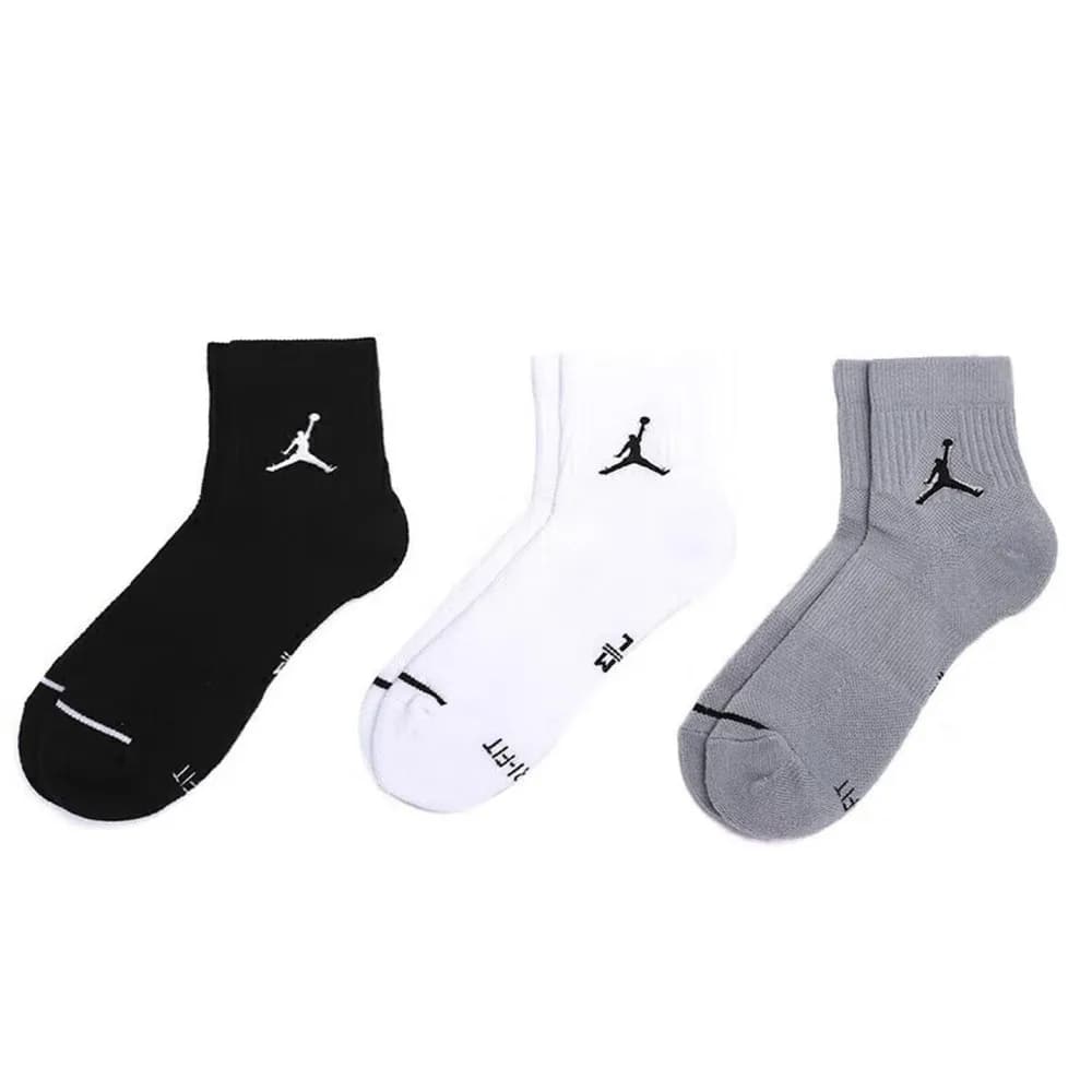 Calzini sportivi alti fino al ginocchio Nike Air Jordan da uomo e da donna, confezione da 3, calzini da basket comodi e traspiranti SX5544-017