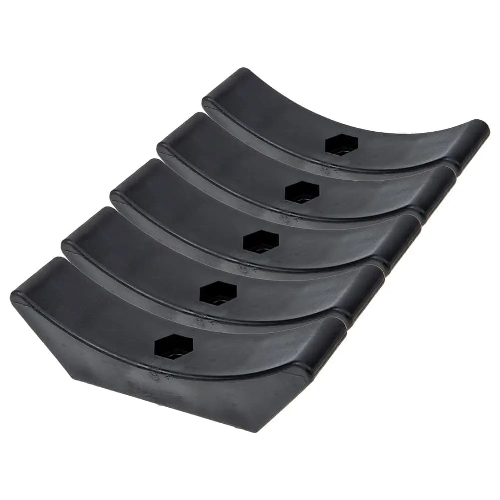 Set di 5 Supporti per Manubri in PP, Robusti, per Allenamento di Forza, Protezione del Pavimento, Accessori da Palestra