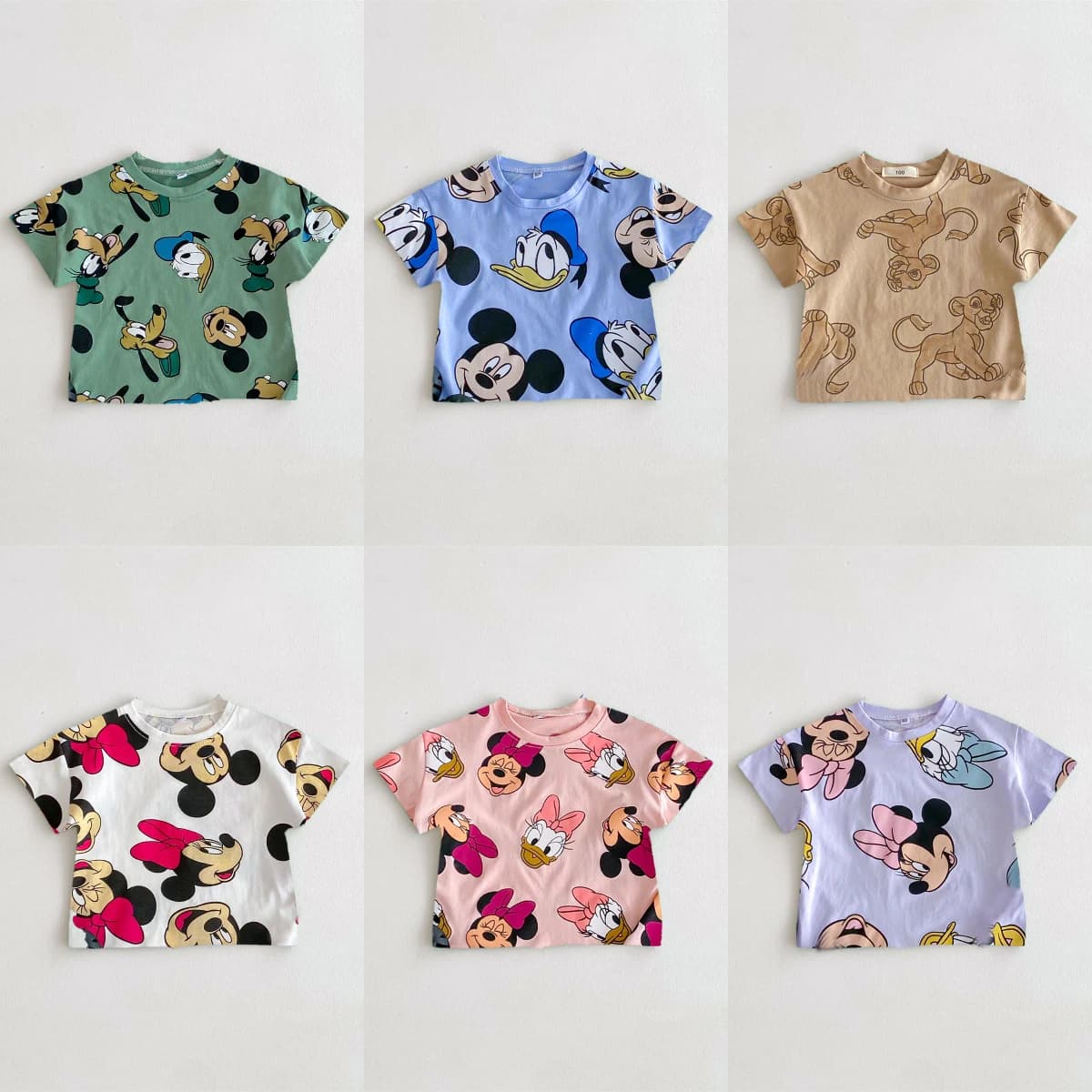 T-shirt casual estiva per bambina T-shirt a maniche corte per cartoni animati Top Abbigliamento per bambini Vestiti per bambini Costume per ragazze dei ragazzi