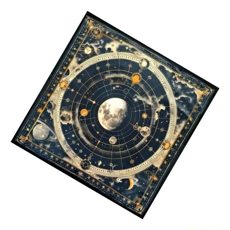 31BE Luna Pianeta Tarocchi Tovaglia Astrologia Stregoneria Ponte Panno Decorazione da parete