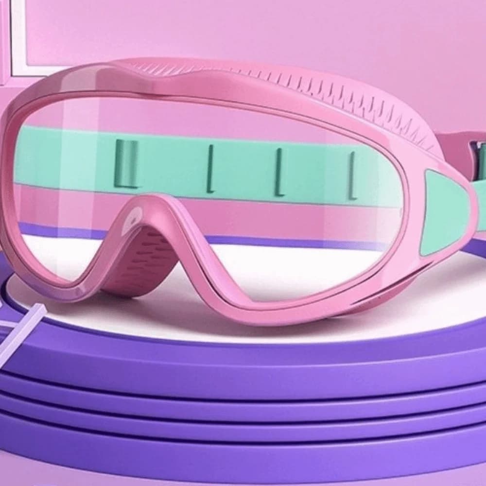 Anti-Fog Children Swimming Goggles UV Resistant Waterproof Swim Goggles High-Definition Adjustable Swim Glasses Diving Training
