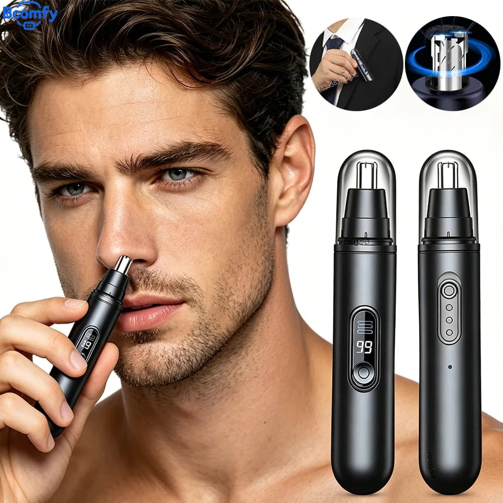 Nose electric haircuts Portable painless haircut for men and women Waterproof ear and eyebrow hair cutter for facial hair cleaning