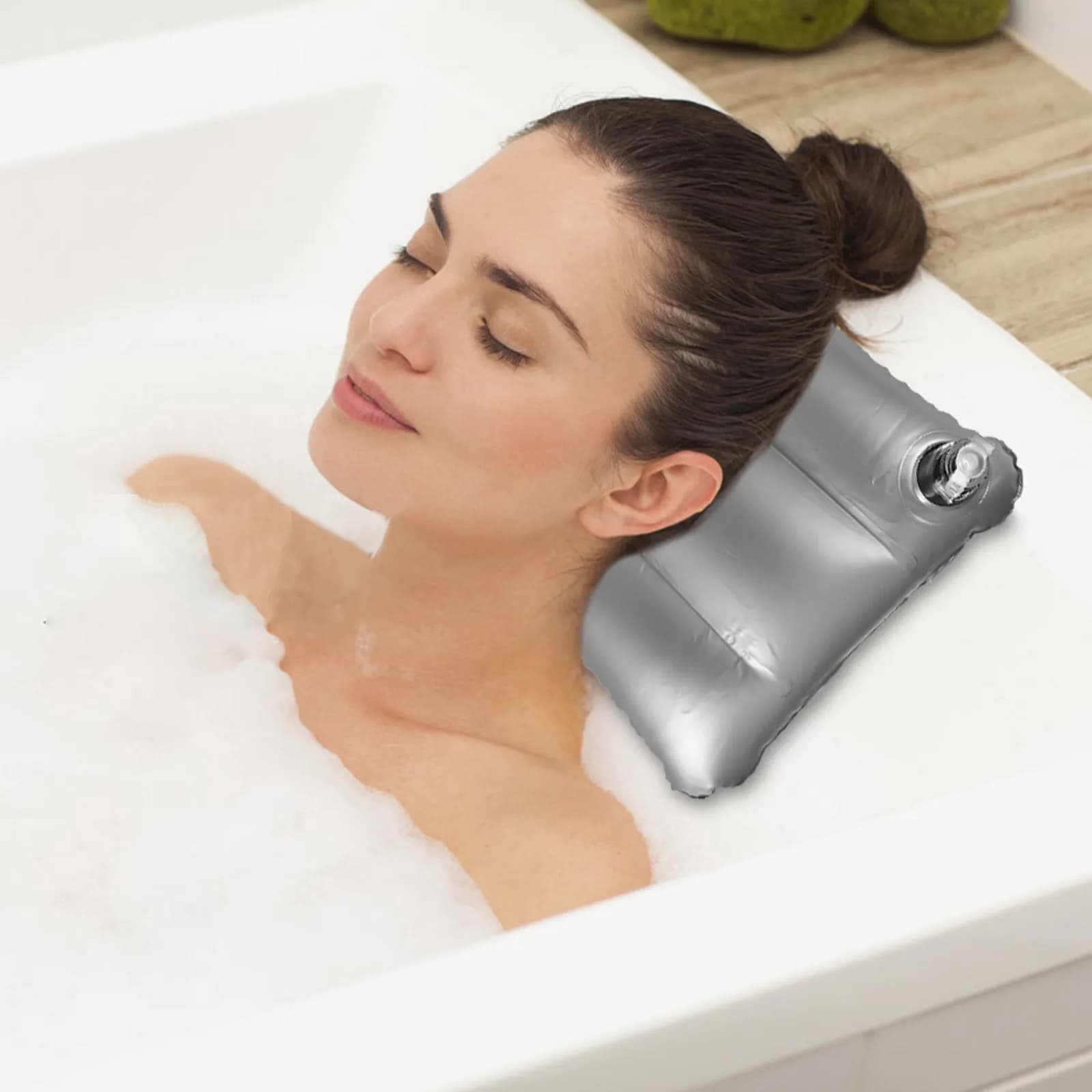 Cooling Inflatable Pillow Water Fillable for Camping Travel Outdoor Summer Use Lightweight Portable Comfortable Sleeping Pillow