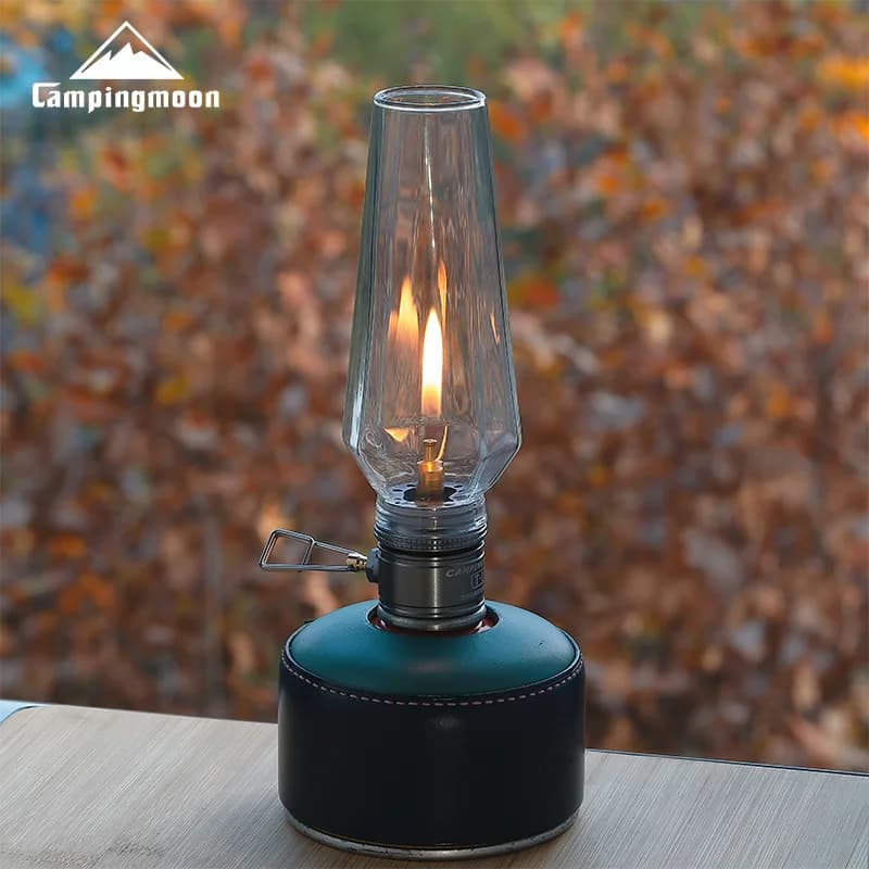 Portable Campingmoon T-1 Mini Gas Lamp for Night Candle Light Curtain