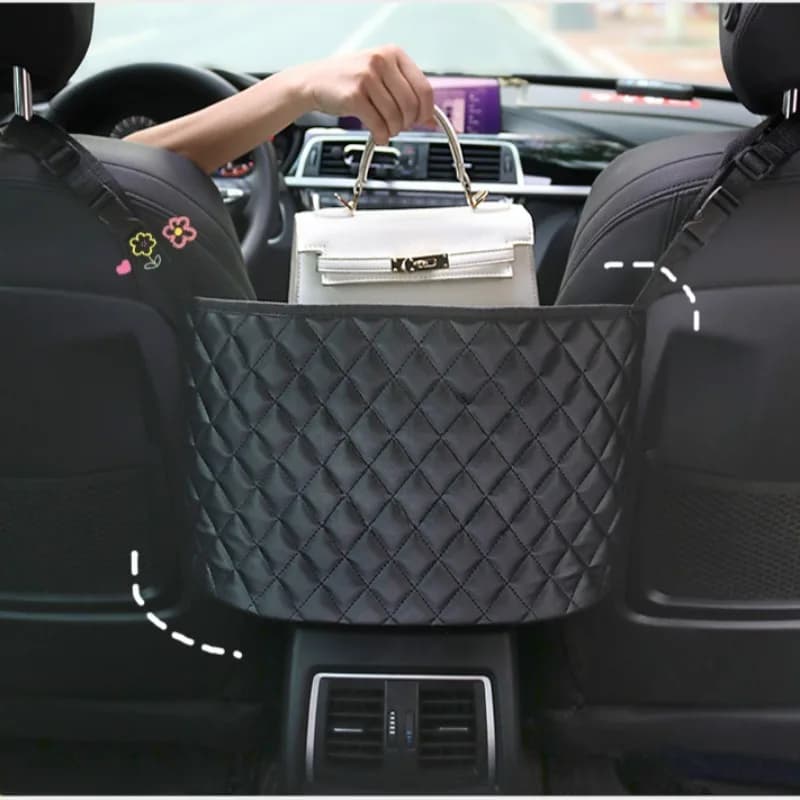 Creative car seat storage net bag, built-in car storage bag, multi-functional car storage bag, hanging bag