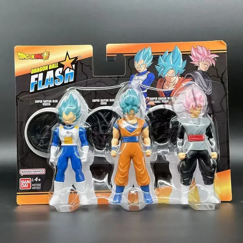 Bandai Dragon Ball Figures Super Saiyan Vegeta Goku Gohan Anime Model Ornaments Gifts for Boys