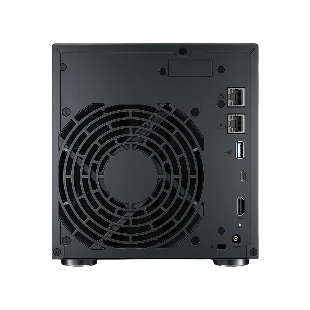 Server NAS N100 per Archiviazione Domestica, Quad Core, 8GB DDR4, Dual LAN 2.5GbE, 4 Bay per Dischi Rigidi M.2 NVME SATA HDD SSD