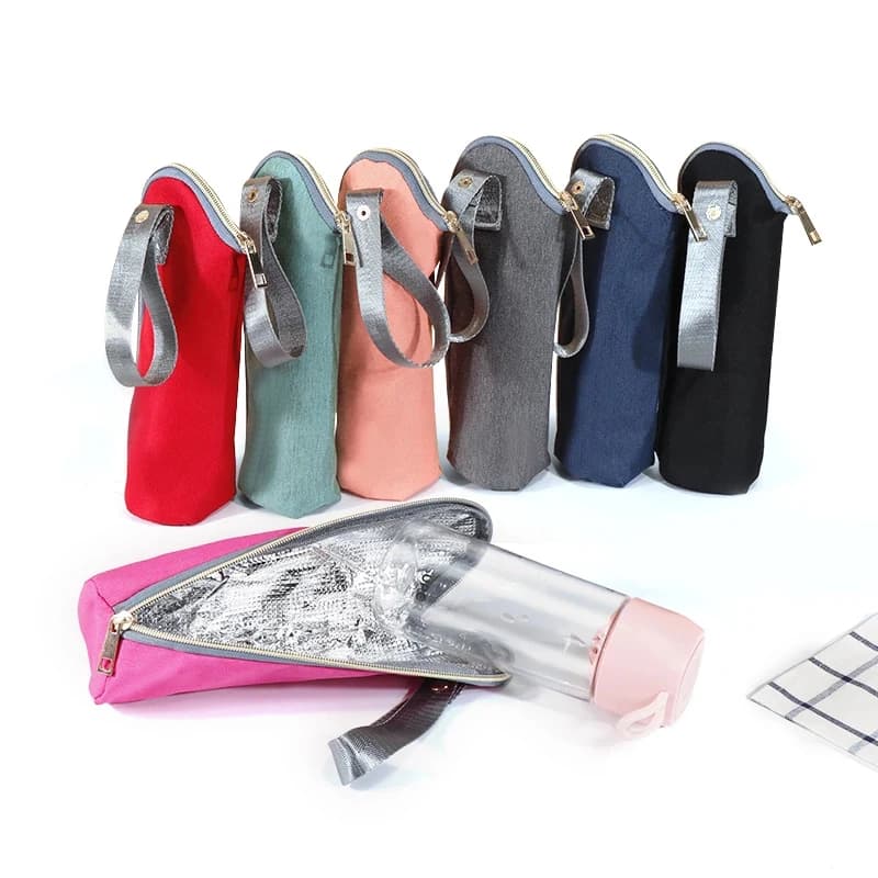 Borsa isolante per bottiglia di latte impermeabile Passeggino Borsa termica appesa Accessori per borsa termica portatile per mamma all'aperto