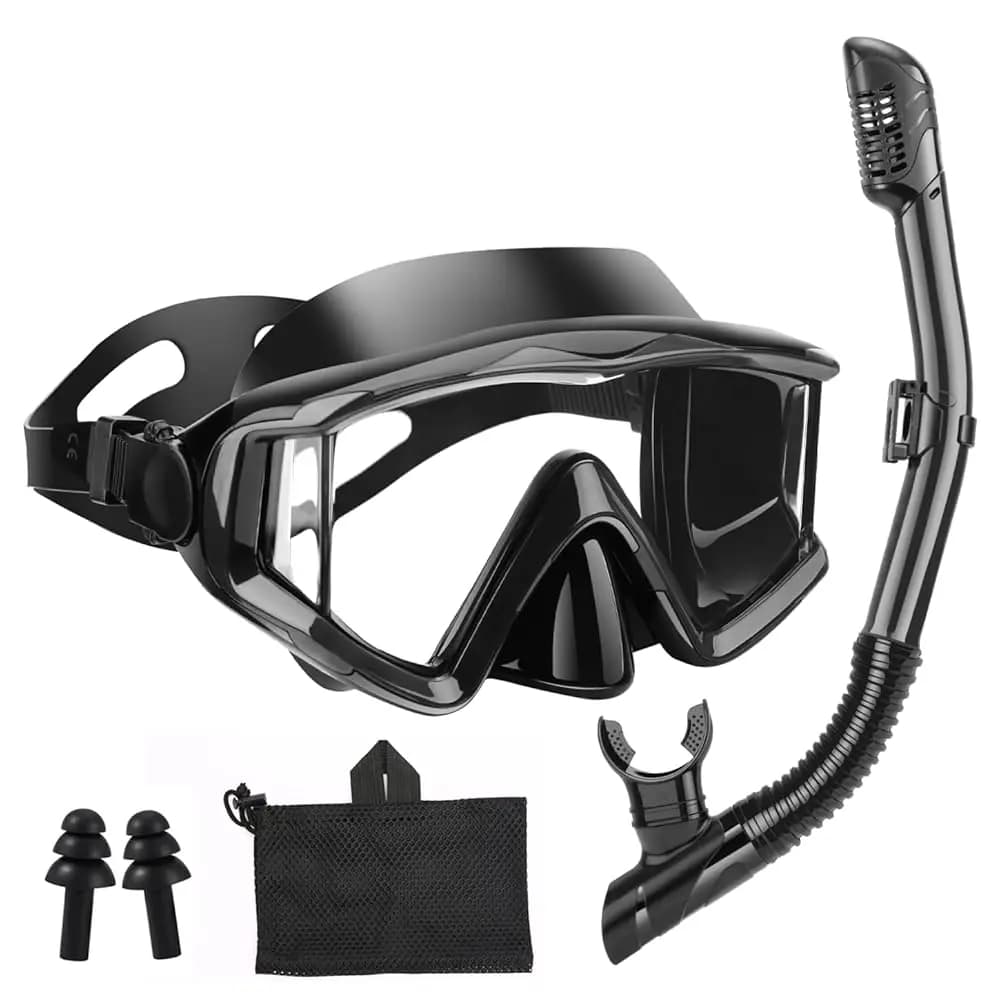 Attrezzatura per Snorkeling per Adulti, Giovani e Bambini, Set Maschera Subacquea, Maschera per Immersioni, Occhialini da Nuoto, Maschera da Immersione Antinfiltrazione
