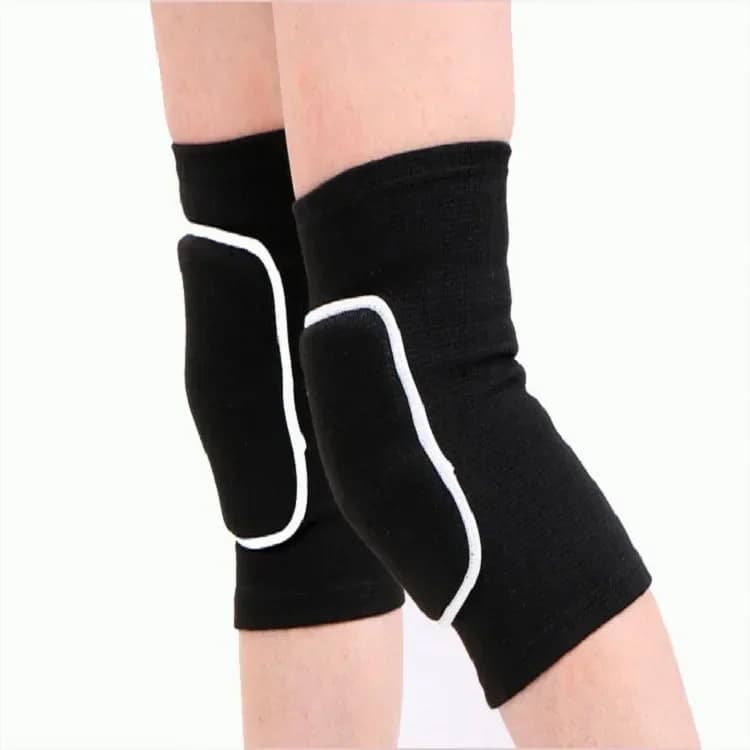 Sport e Fitness gomitiere e ginocchiere lavorate a maglia in spugna spessa basket pallavolo Crash Support Brace Pads supporto per gomito