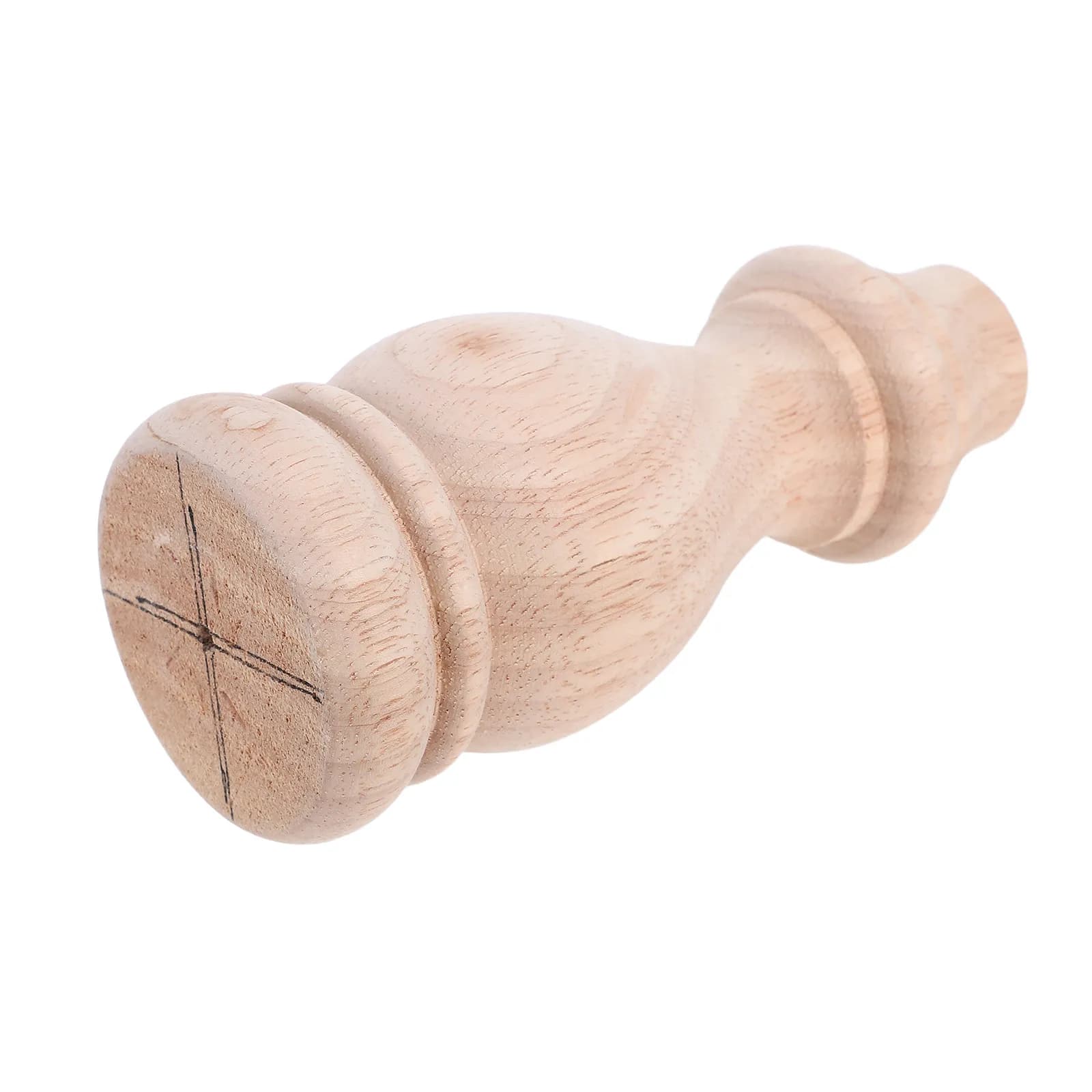 Gambe per Tavolo Rotondo in Legno Massello Stile Francese, Piedini per Divano, Base per Tavolino Non Rifinita, Piedini per Mobili in Legno