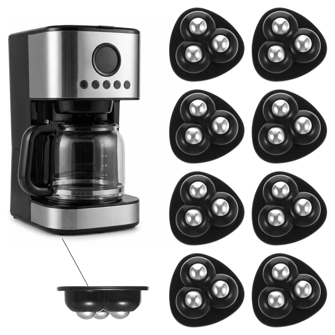 16 piece self-adhesive pulley, kitchen appliance roller, 360 ° rotating mini slider, coffee machine air fryer, microwave oven