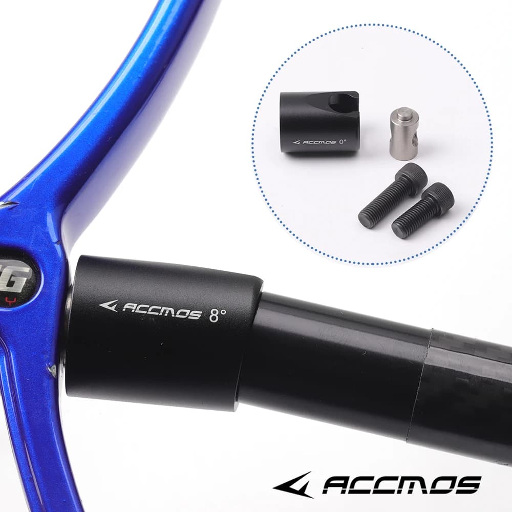 Adattatore a disconnessione rapida per stabilizzatore per arco composto per tiro con l'arco 0 ° /5 ° /8 ° /10 ° Accessori per tiro con l'arco con bersaglio stabilizzatore per barra di equilibrio dell'arco