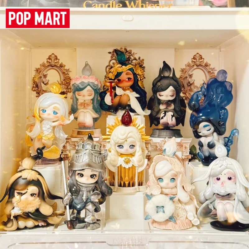 POPMART CHAKA Candle Whisper Series Blind Box - Statuetta Elfo Candela con Sensazione Filosofica di Luce e Ombra