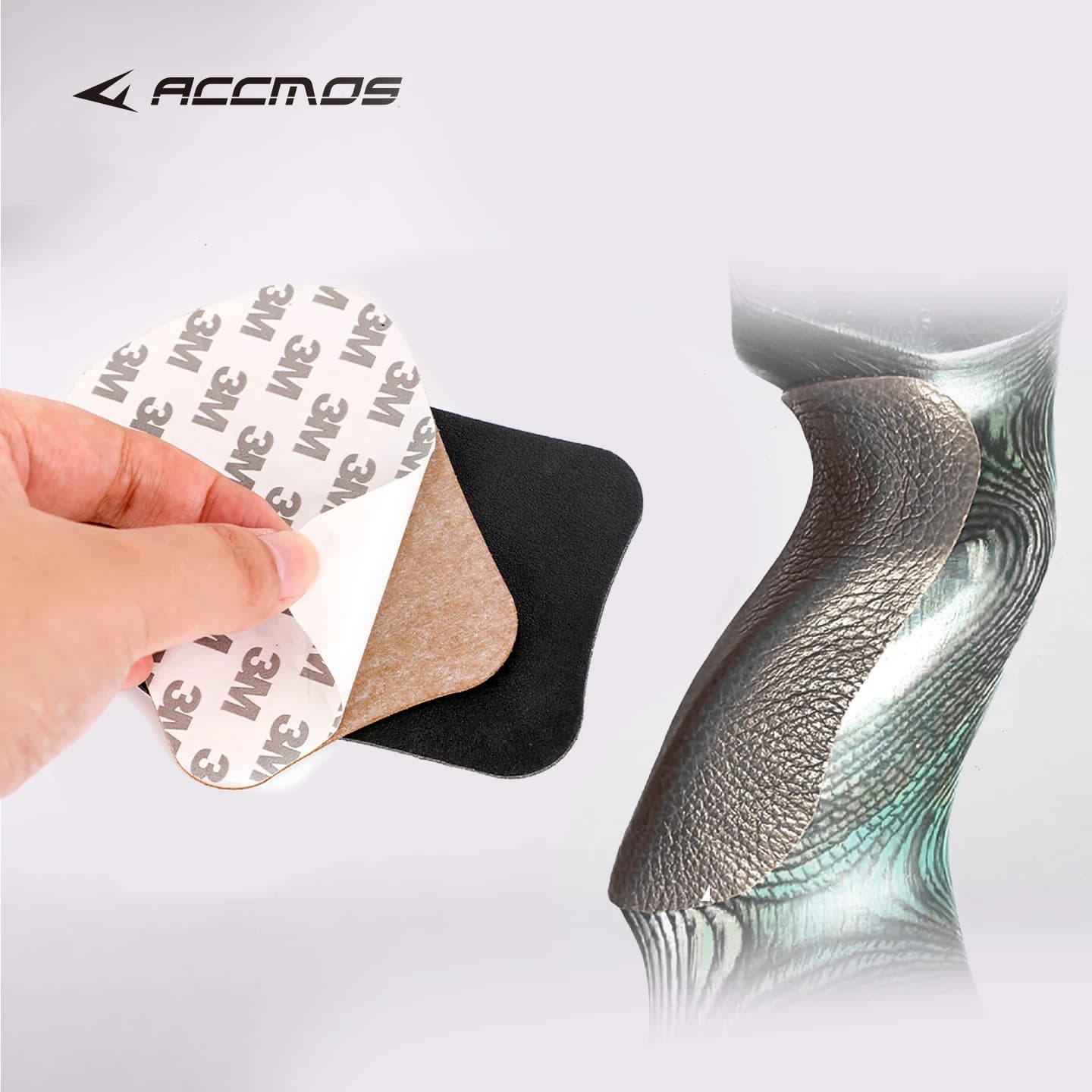 5 pezzi tiro con l'arco arco ricurvo tradizionale arco Riser grip tappetino protettivo in pelle manico per arco strumento antiscivolo accessori per tiro da caccia