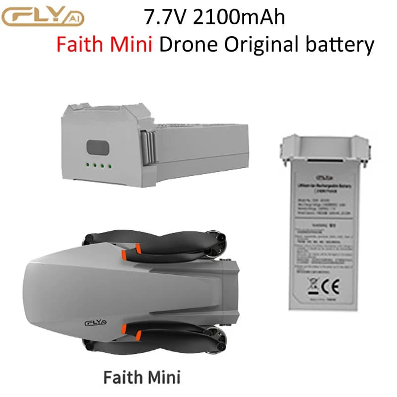 Batteria LiPo 7V 2100mAh 2S per Drone CFLY Faith Mini Originale C-FLY con Fotocamera GPS 4KM FPV RC Quadricottero Ricambi e Accessori