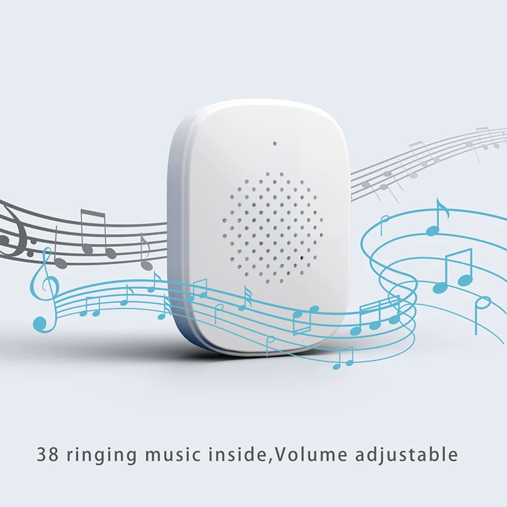 Campanello video wireless WiFi Telecamera per campanello per visione notturna IR Campanello audio visivo bidirezionale Sistema di sicurezza domestica