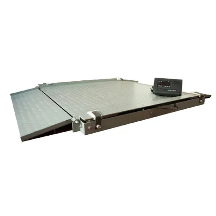 Weight 1.2*2m 1000kg Digital industrial platform with 4 mm plate 3 ton pig balance Weight for floor scale for cattle