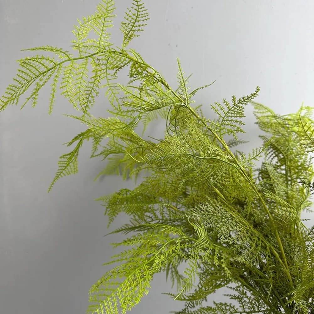 Grandi Rami di Felce Artificiale, Foglie di Felce di Boston Realistiche Fatte a Mano, Elegante Asparagus Artificiale