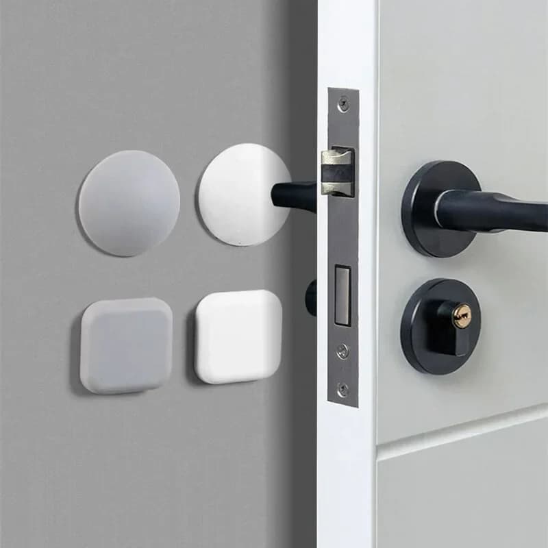 Fermaporta paraurti con maniglia in Silicone paraurti autoadesivi Mute Anti-Shock Protection Porte Pad protezione per la parete di miglioramento della casa