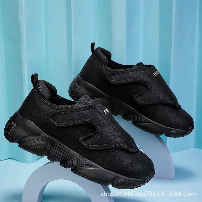 Men's and women's edema light gymnastics shoes for inflated fat feet, comfortable warm and non-slip shoes