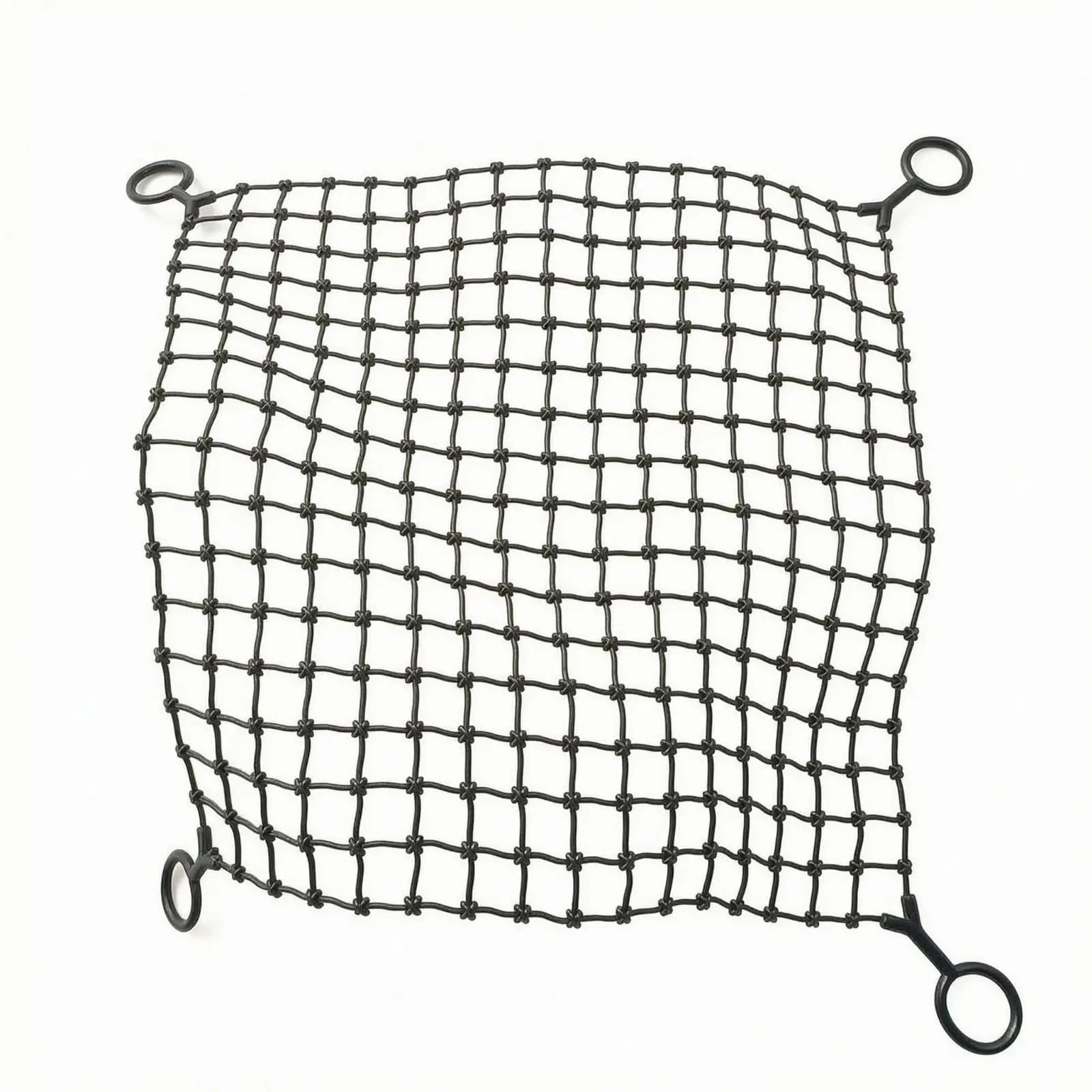 Fishing Net Prop Soft Rubber Loops Realistic Display for Miniature Scenes