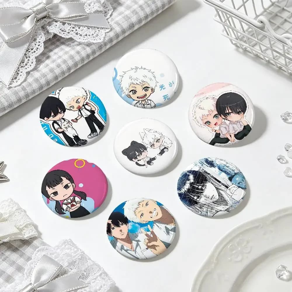 Anime The Summer Hikaru Died For Clothes Anime Enamel Pin Cute Things Cartoon Cosplay Badges On Backpack Brooch Art Gifts