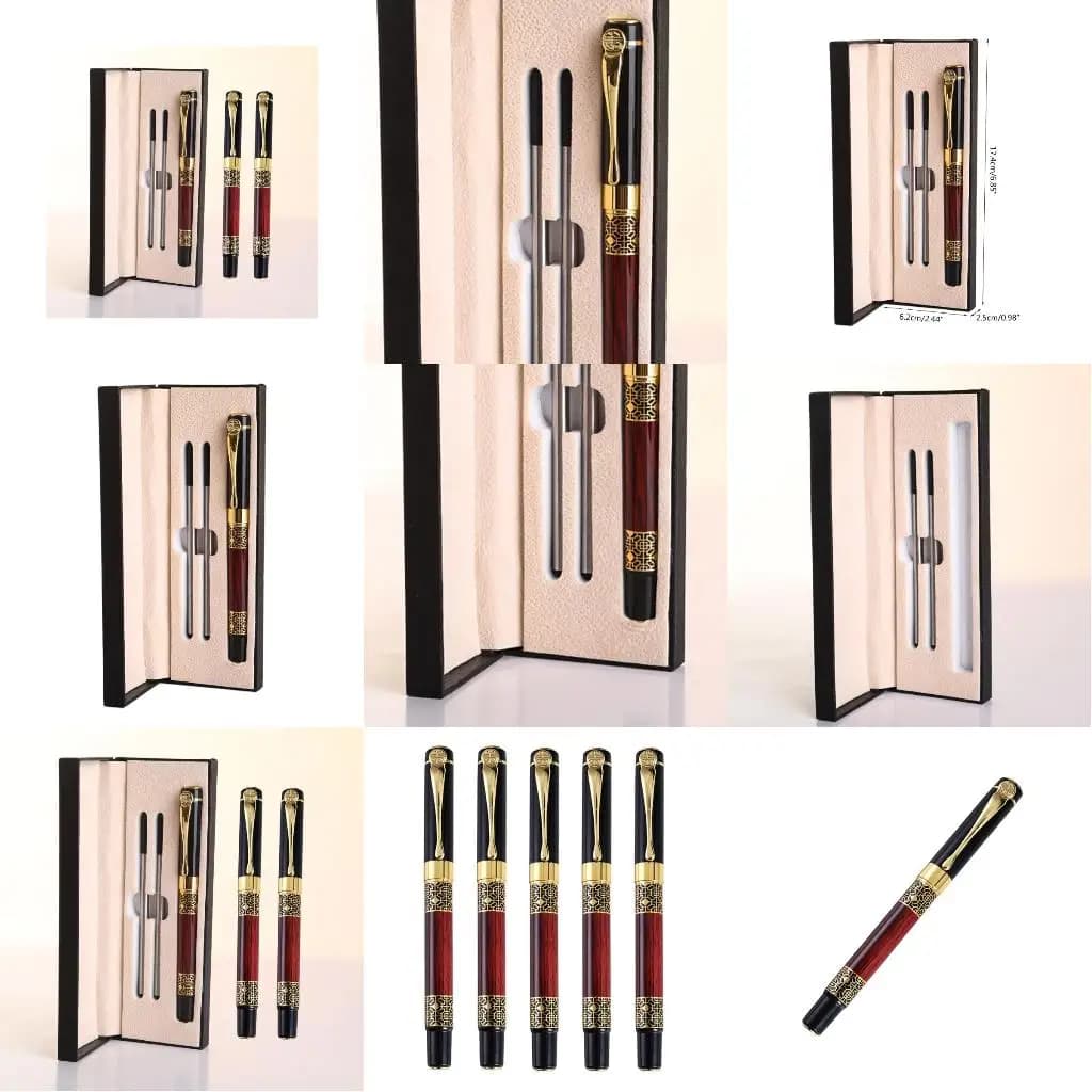 Luxury Gel Pen Set Writing 0.5mm Point for Adults Men