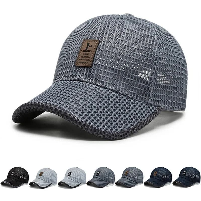 Cappello da Sole Estivo a Rete Completa ad Asciugatura Rapida, Traspirante, per Golf, Baseball, Tennis, Escursionismo, Sport, Anti-UV, per Uomo e Donna