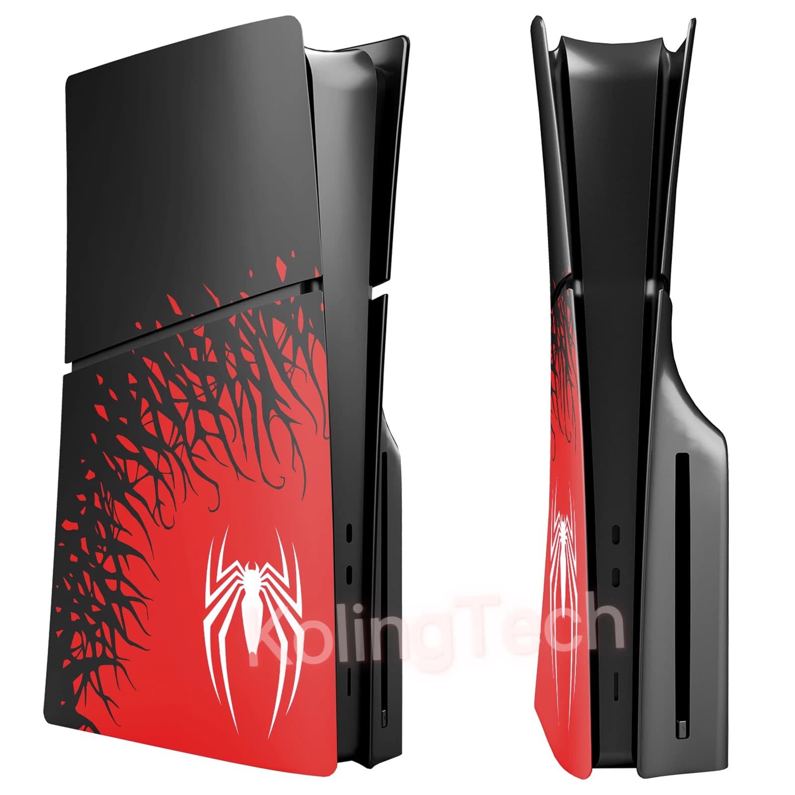 Nuovi pannelli laterali antipolvere separati personalizzati Piastra frontale Spider per piastre di copertura console PS5 Slim Accessori per Playstation 5 Slim