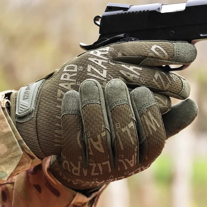 Tactical gloves Cycling gloves Outdoor non-slip and wear-resistant tactical gloves All-finger touch screen training