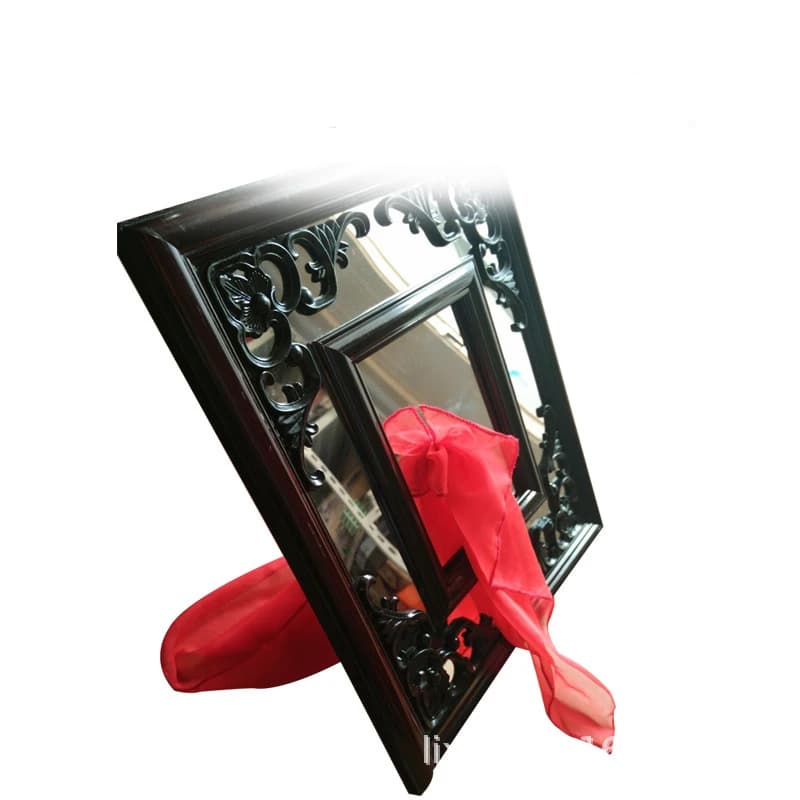 Sciarpe di seta attraverso lo specchio trucchi magici specchio puntelli magici Gimmick Illusions accessori per maghi professionali Mystory Joke