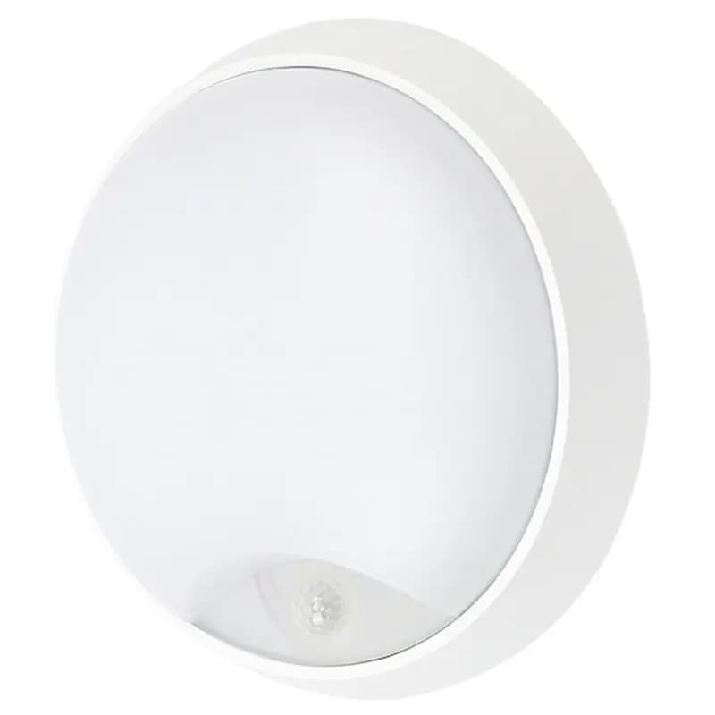 Lampada da parete con sensore di movimento Fresh Motion, luce circolare a LED impermeabile IP65 per cortili
