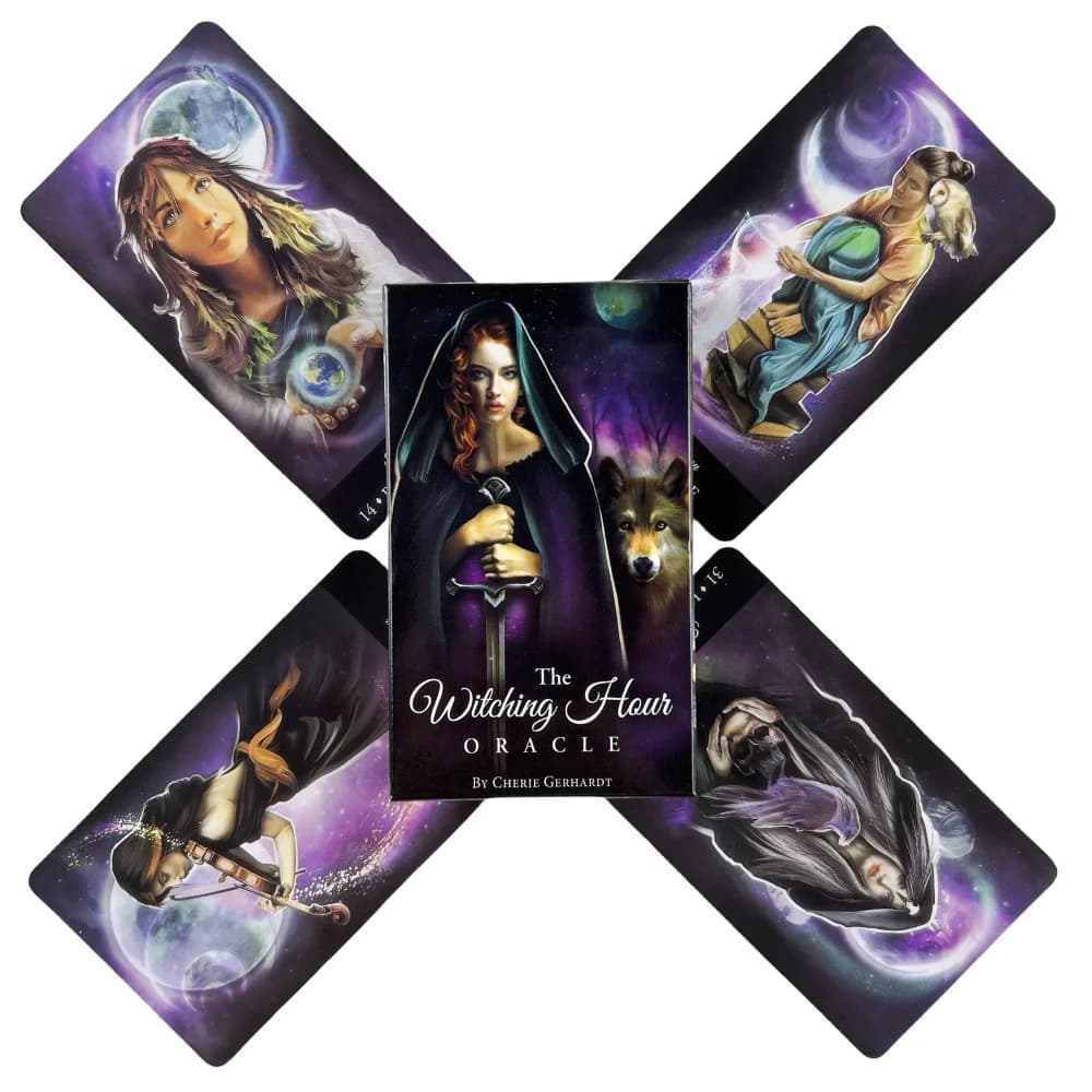 The Witch Hour Oracle Cards Una mazza da 39 giochi Borad in edizione di divinazione inglese
