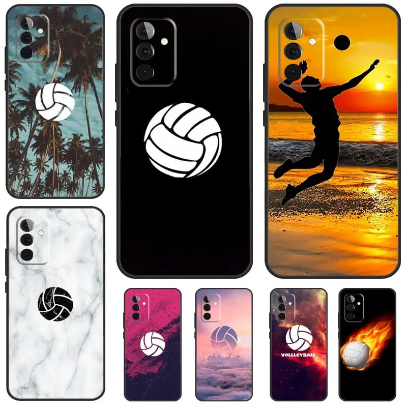 Custodia sportiva da pallavolo per Samsung Galaxy A52 A32 A22 A12 A14 A24 A34 A54 A53 A33 A13 A15 A25 A51 A71 Cover