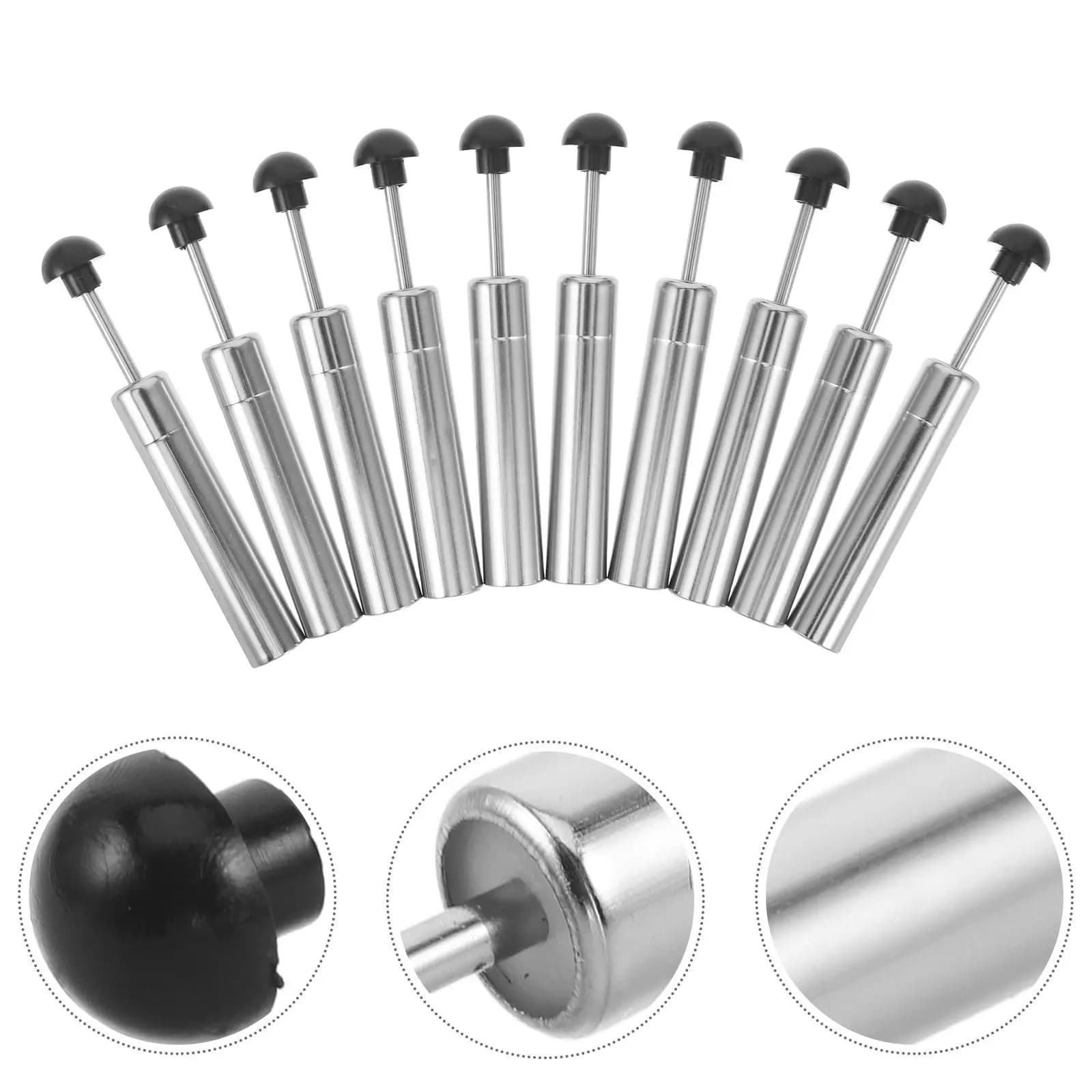 Kit di Riparazione per Coperchio Silenzioso con Chiusura Lenta Idraulica per Cestino della Spazzatura, 10 Pezzi, Ricambi per Cucina e Bagno