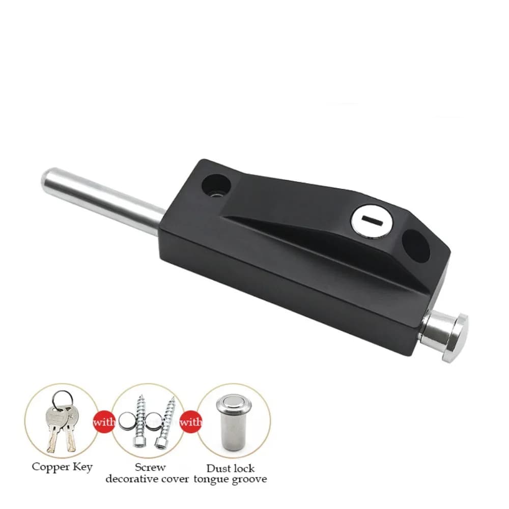 Chiusura a scatto per porta girevole con molla incorniciata Chiusura a pavimento in acciaio inossidabile montata aperta Serratura da pavimento universale Bagno WC Negozio