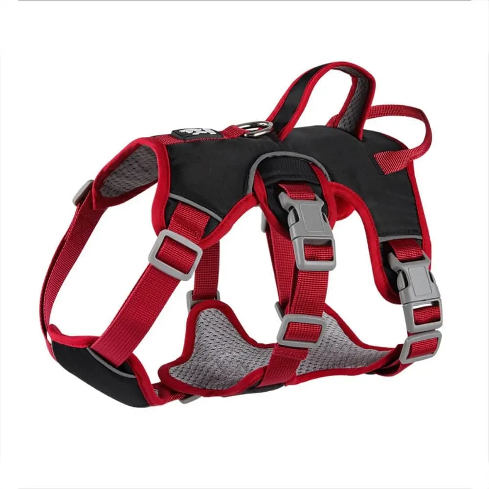 Adjustable Reflective Puppy Chest Strap Oxford Breathable Dog Harness Vest Nylon Explosion-proof Dog Safety Lead Strap Outdoor