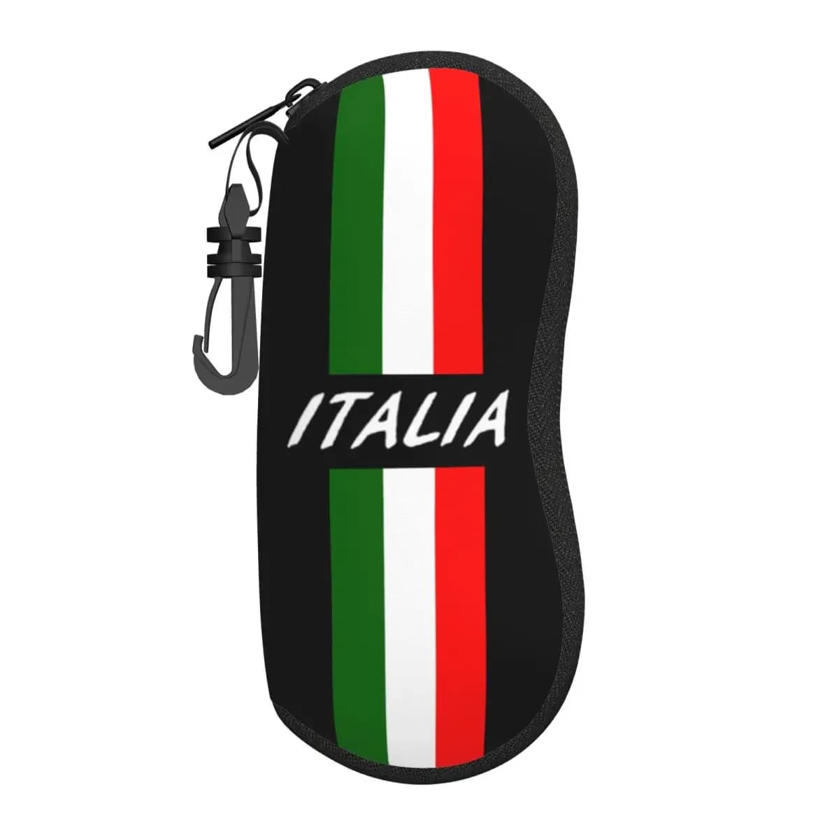 Custodia per occhiali con bandiera italiana Shell Donna Uomo Custodia per occhiali orgogliosa italiana carina Custodia per occhiali da sole