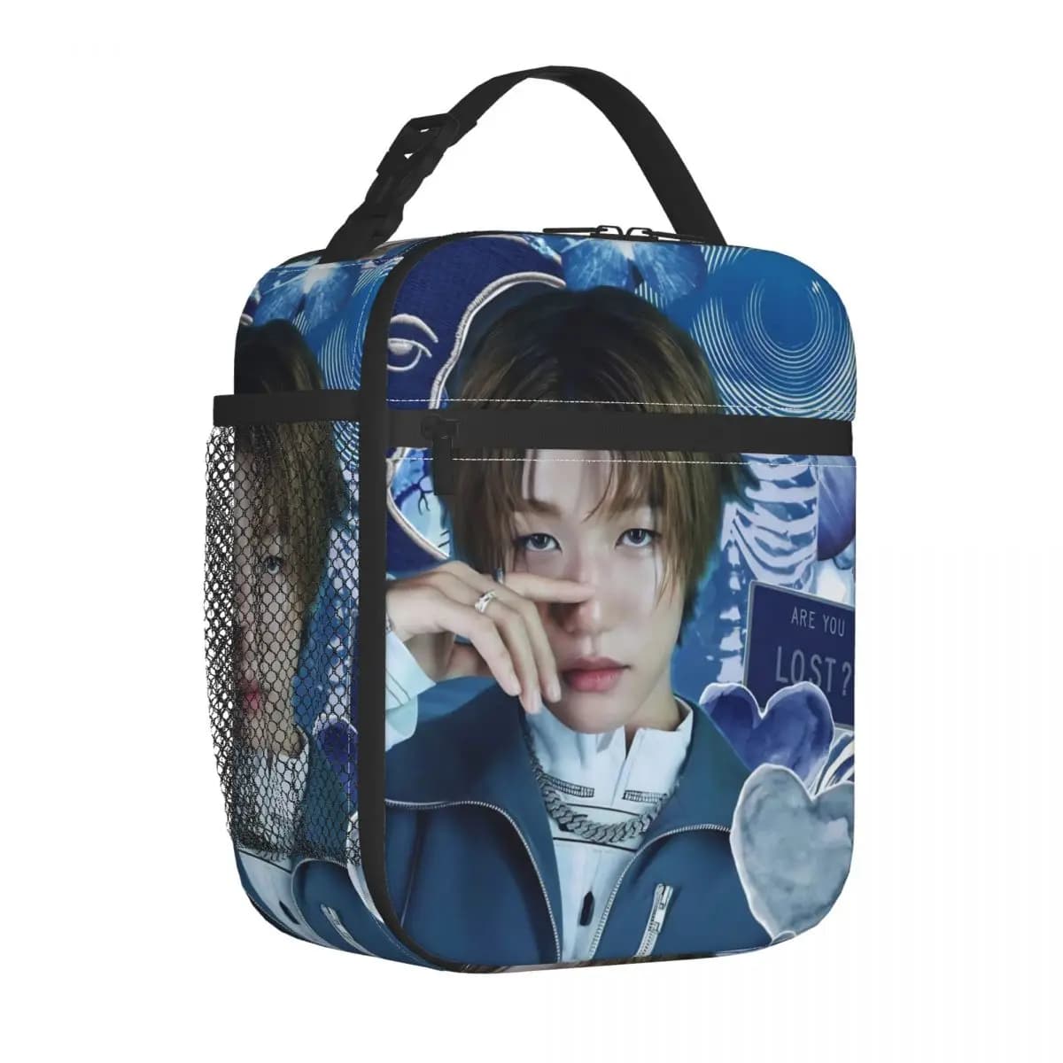 P1Harmony Kpop Group Jongseob Borsa termica per il pranzo, contenitore per alimenti, borse termiche portatili per la scuola, l'ufficio