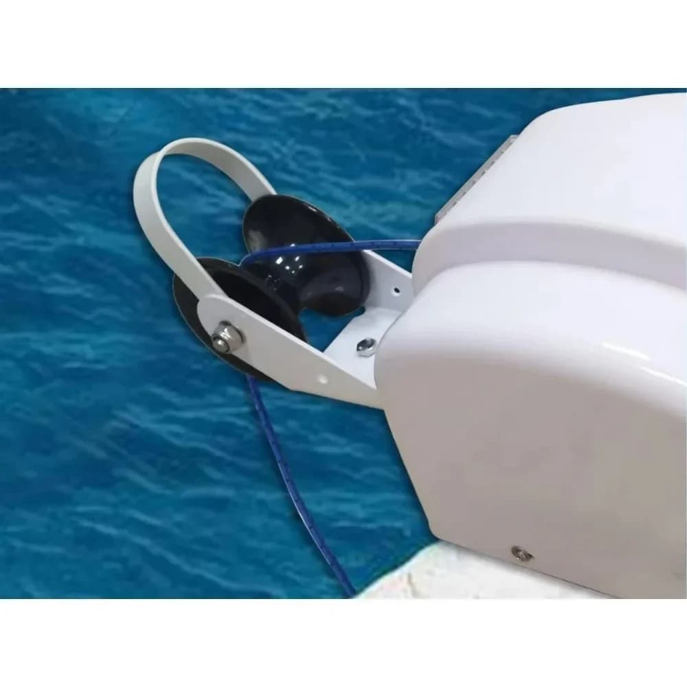 Verricello di ancoraggio elettrico AutoDepoly 12V 45 libbre Barca galleggiante per acqua salata con ancoraggio da 20 kg