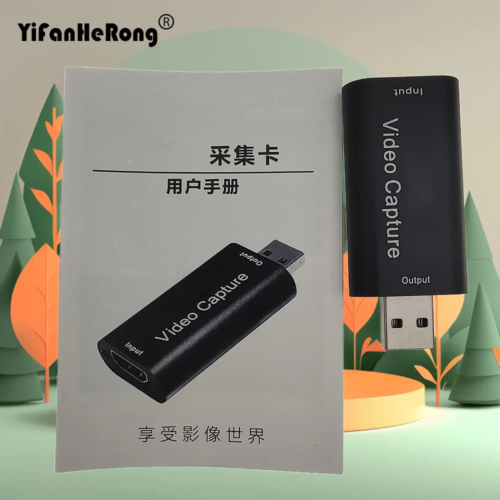 USB 2.0 4K 1080P HDMI-Compatibile USB 3.0 Scheda di acquisizione video Scatola di registrazione di giochi per Youtube OBS Trasmissione in streaming live Computer